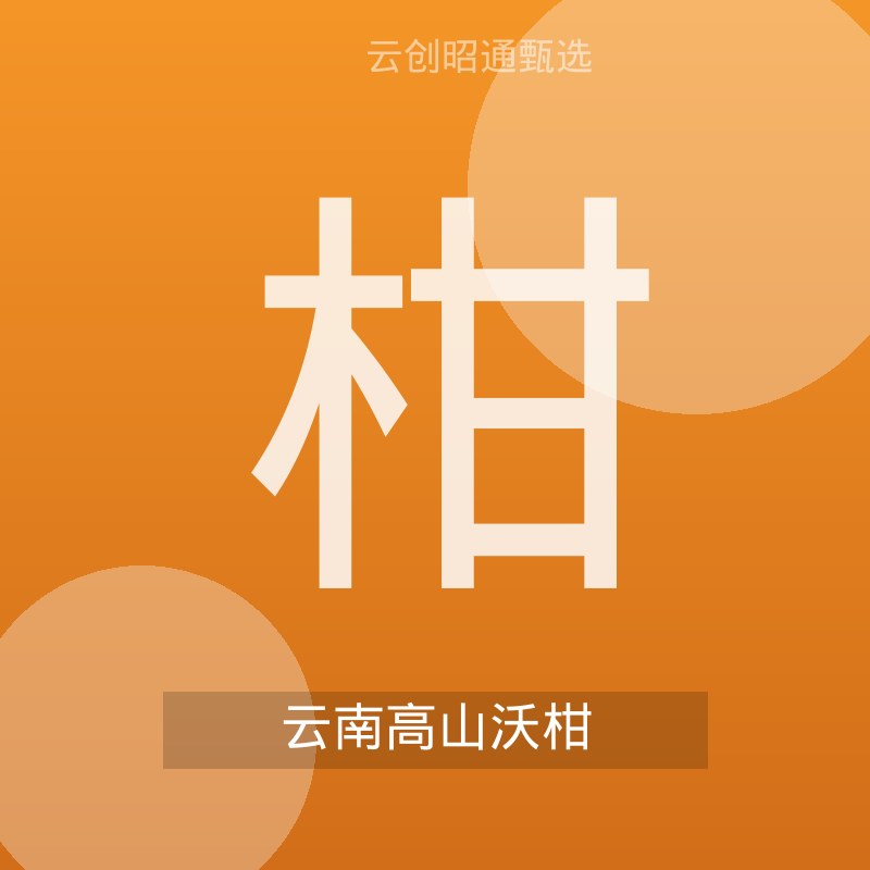 云南高山沃柑 5斤装 皮薄多汁